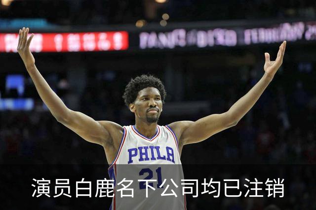 演员白鹿名下公司均已注销